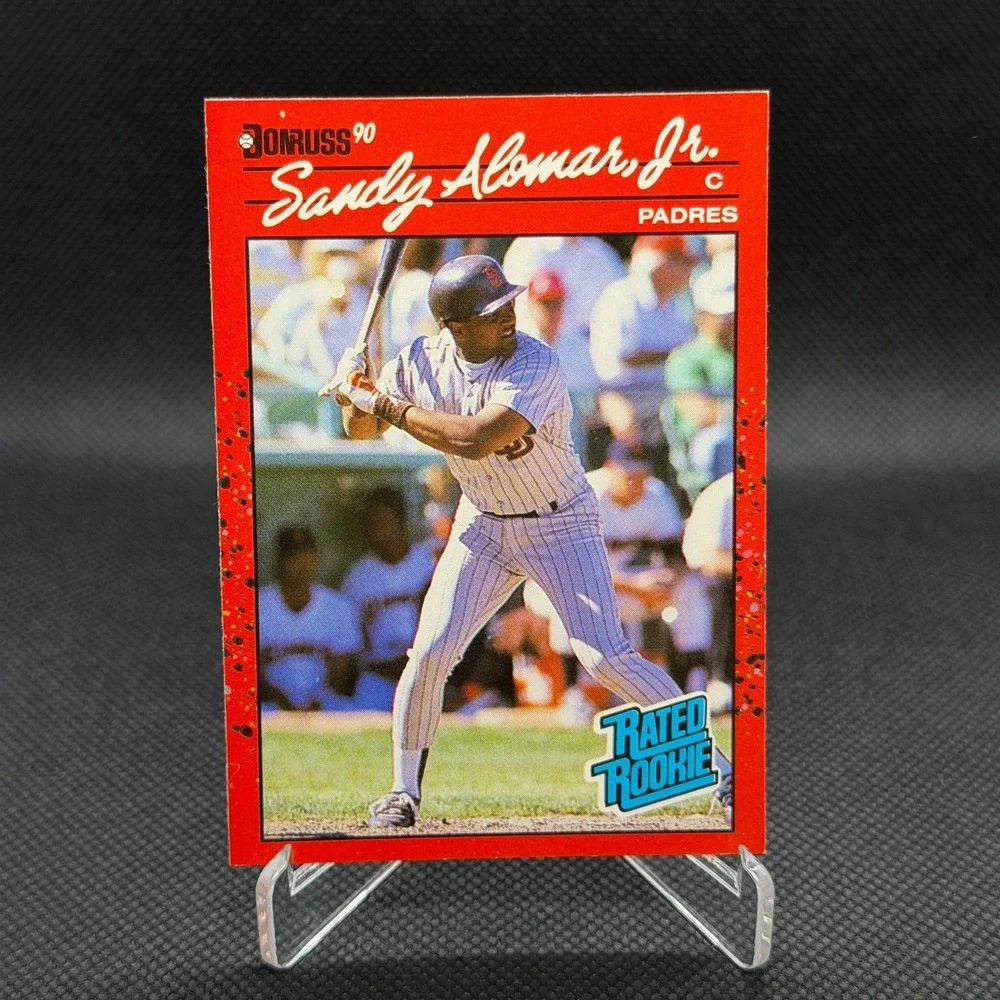 Sandy Alomar Jr 1990 Donruss Rated Rookie #30 Padres NM